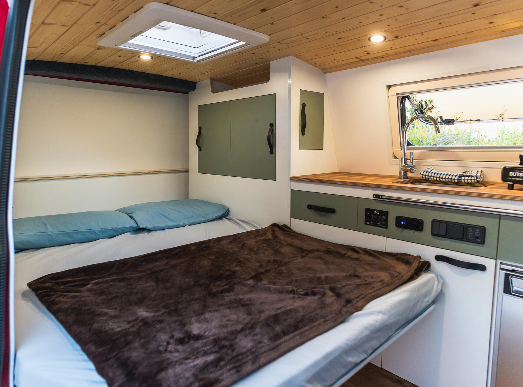 Camper Van Comfortable Bed